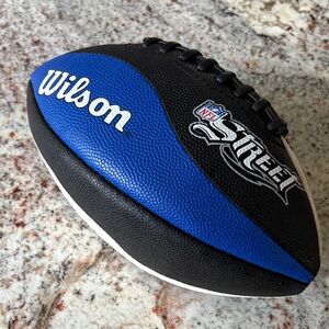 Wilson Black and Blue Football